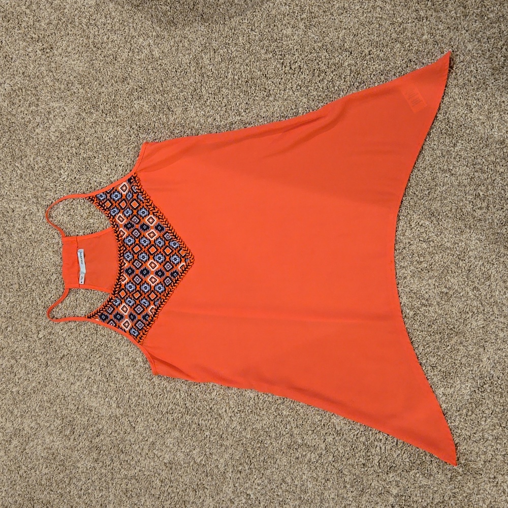 Maurice's Aztec print tank top size medium pink